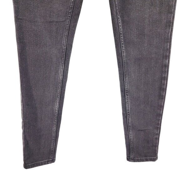 Calvin Klein Womens High Rise Skinny Jeans Black Denim Regular Length Size 25 - Picture 5 of 13